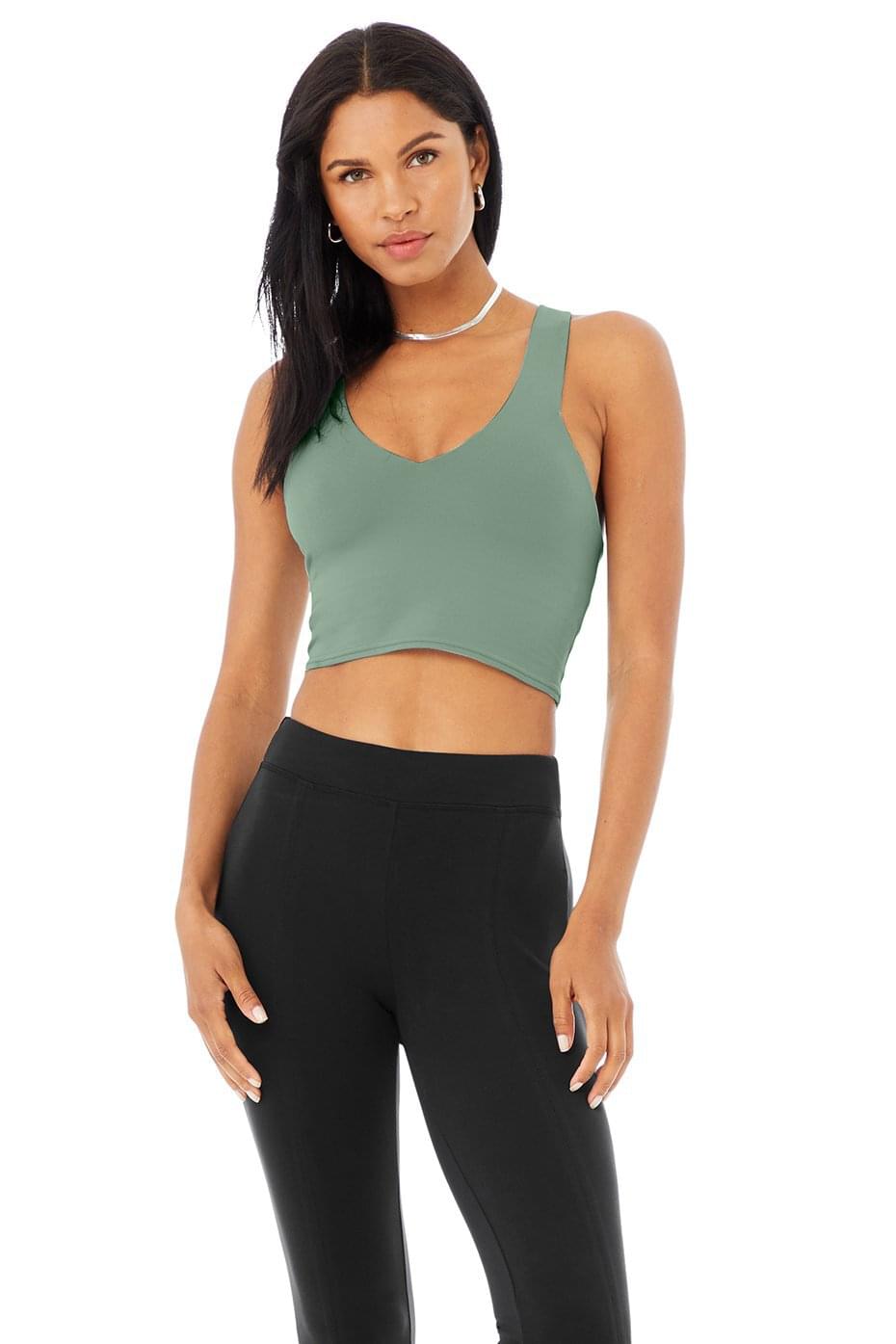 Airlift Fuse Bra Tank - S / Apple Green