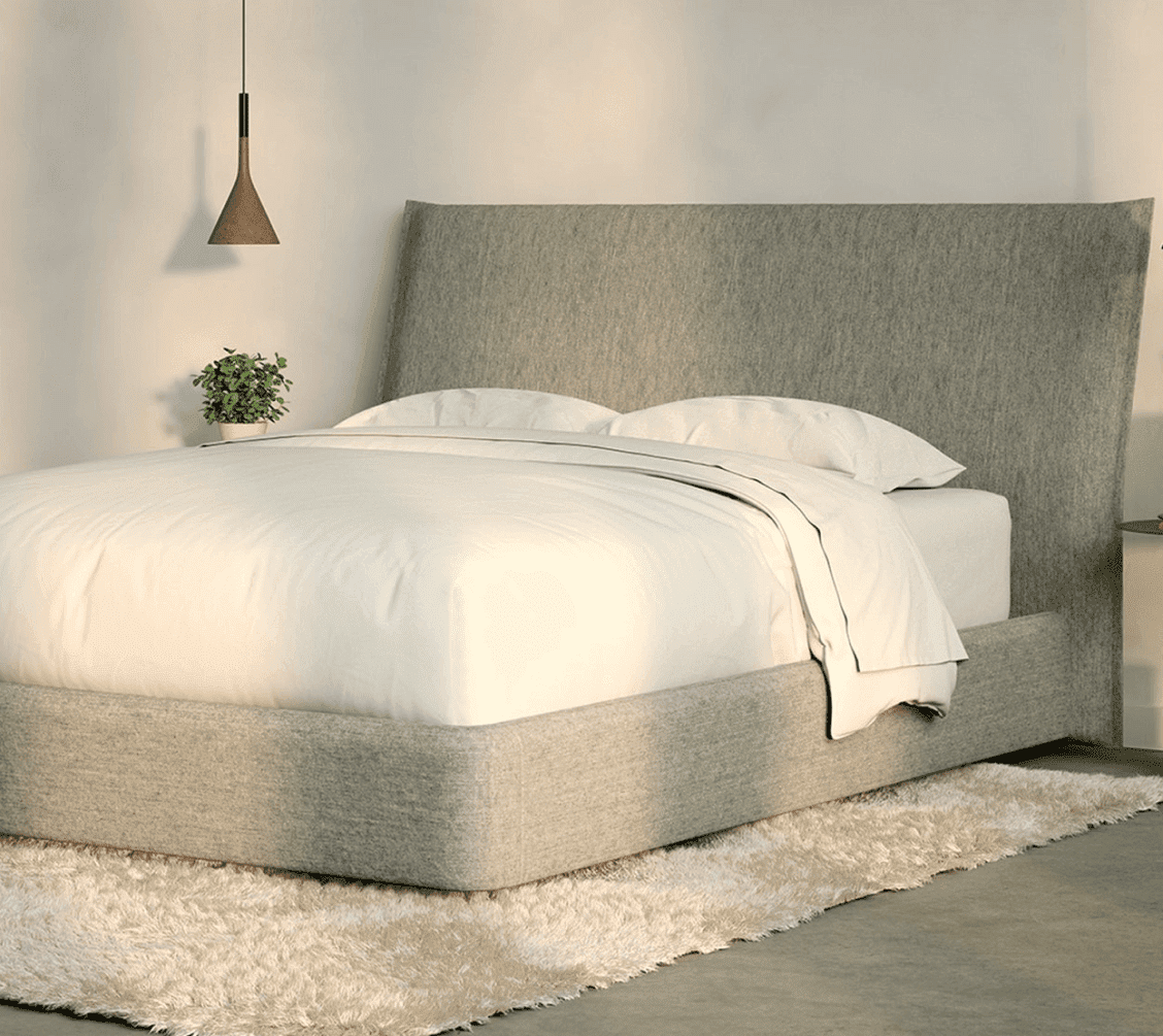 
Soft, premium Felted Wool surrounds you in softness.
Cushioned headboard doubles as a comfy backrest.
High-quality materials made to last.
Shipping is [product_description]99 and inclCasper Haven Bed Frame